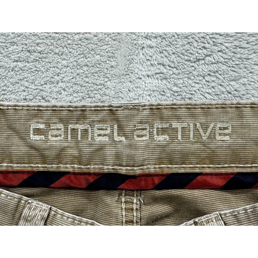 Camel Active Mens Hudson Corduroy Straight Tan Pants 33/30 Meas: 33x30